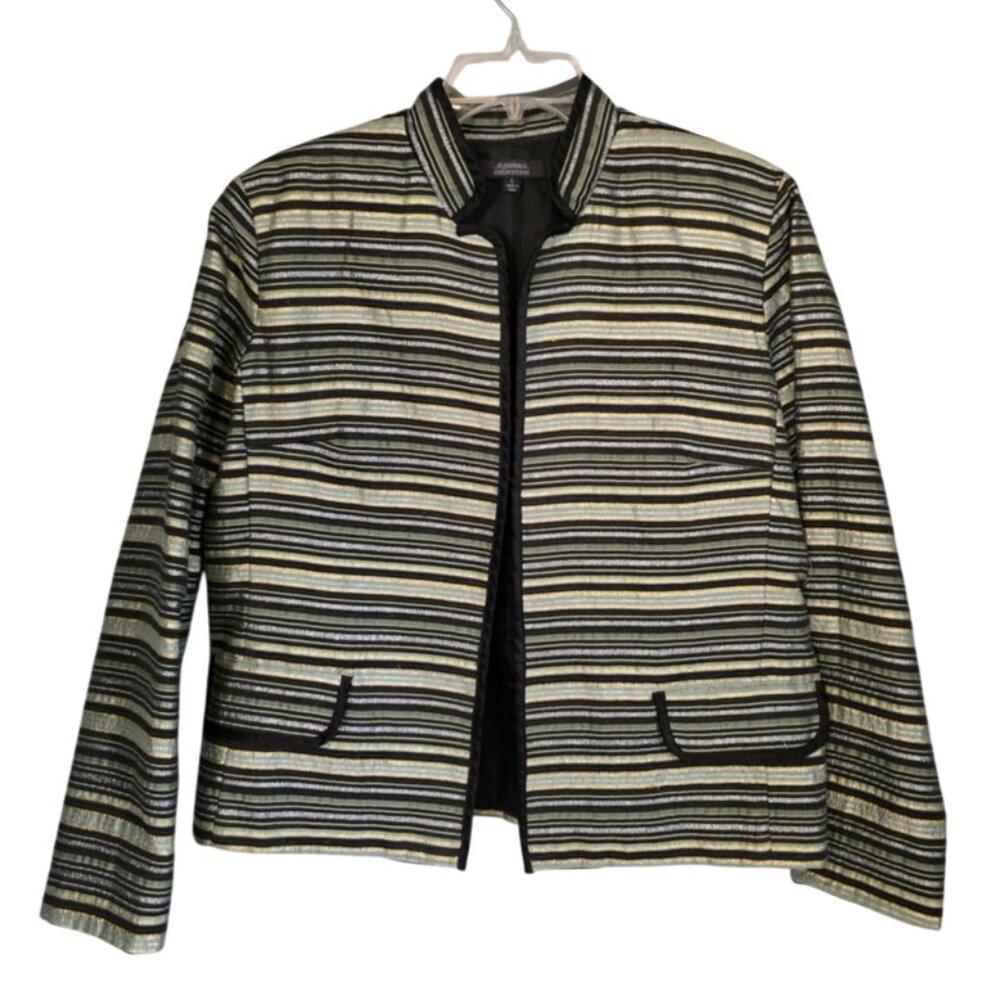 EUC Dress Barn Blazer/Jacket with metallic sparkler